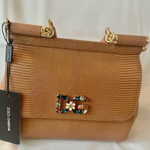 Dolce & Gabbana Tan Clutch